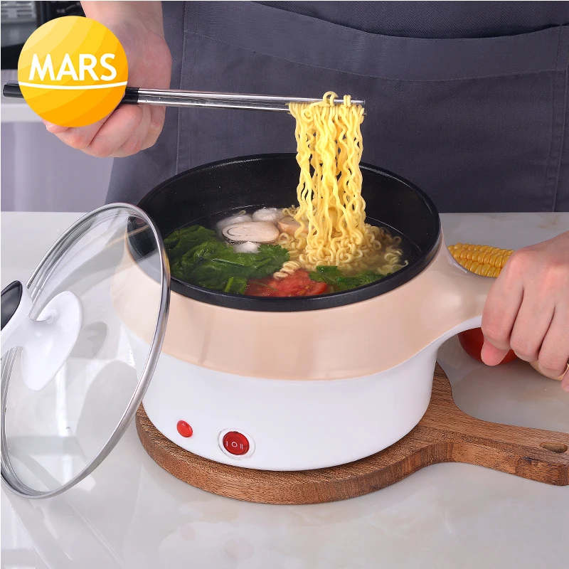 

MARS electric student mini rice cooker multi-function baby cooking milk noodle electric plug small electric pot