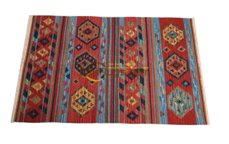 

Kilim Carpet Wool Handwoven Wool Carpets Livingroom Carpet Geometric Rug Turkish Rug Natural Sheep Wool