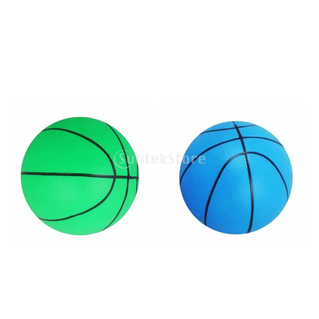 2X Small Basketball Mini Cute Basketball for Kids Soft and Bouncy Hand Held Ball ,6\