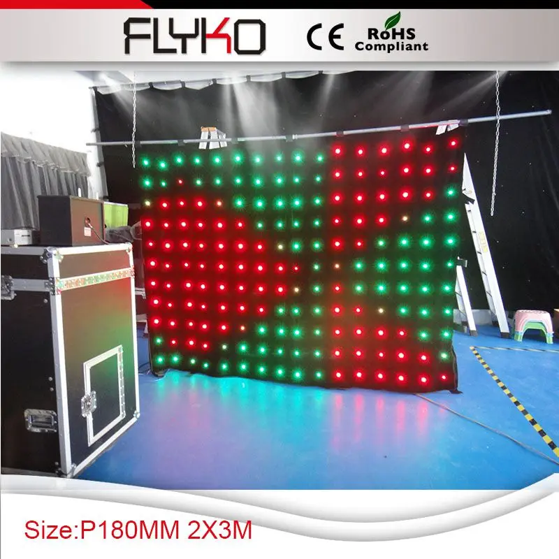 

Free shipping led stage decoration shade curtain