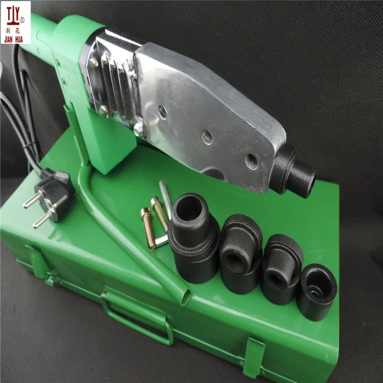 Non-stick 4Sets DN16-32mm Heads Verwarmingselement 220V Soldeerbout Voor Kunststof Buizen Automatische Ppr Lassen Extruder voor Plastic