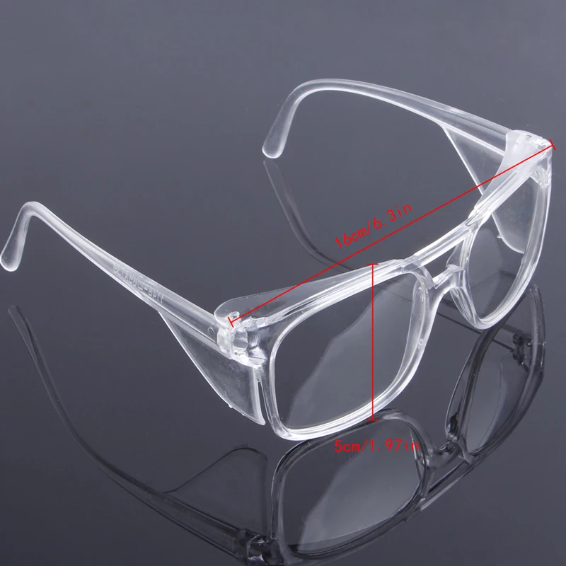 Free shipping Clear Safety Work Lab Goggles Eyewear Glasses Eye Protective Anti Fog Spectacles