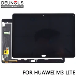 Pantalla LCD de 10,1 pulgadas para Huawei Mediapad M3 Lite, montaje de digitalizador con pantalla táctil, 10 BAH-AL00, BAH-W09, BAH-L09