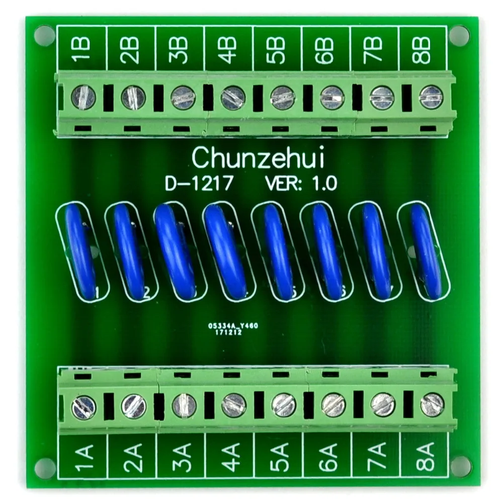 

8 Channels Individual 150V SIOV Varistor Board, Surge Suppressor Protection SPD.