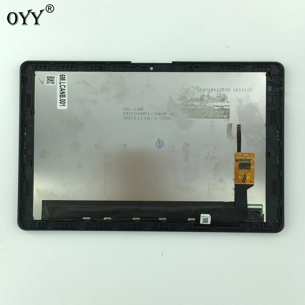 Full LCD Display Panel Touch Screen Digitizer Assembly frame Replacement Parts 10.1