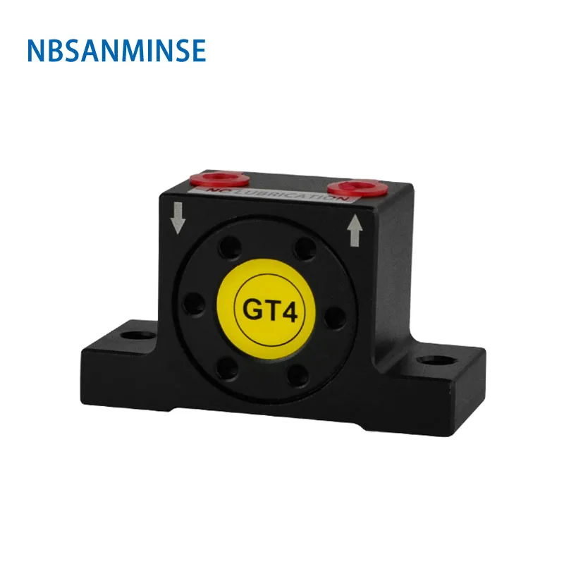 GT 1/8  1/4 Pneumatic Turbine Vibrator Air Vibrator Low Pressure For food and pharmaceutical industries ball type NBSANMINSE