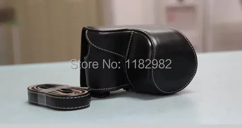 Case Kamera Kulit untuk Sony Alpha A5100 A5000 16-50Mm Lensa Retro Vintage Bag