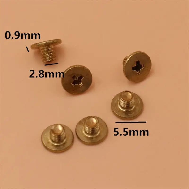 1piece Brass/Cupronickel Gothic Conchos Screwback Rivet Studs Leather Craft Bag Wallet Garment Decoration DIY Accessories