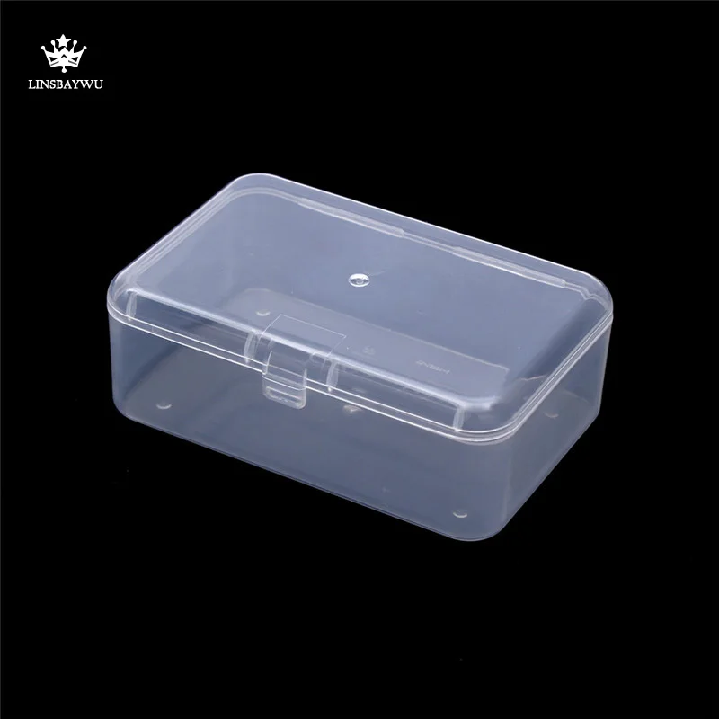 Top Selling Transparent Plastic Storage Box Clear Square Multipurpose Display Case Plastic Jewelry Storage Boxes Multiple Sizes