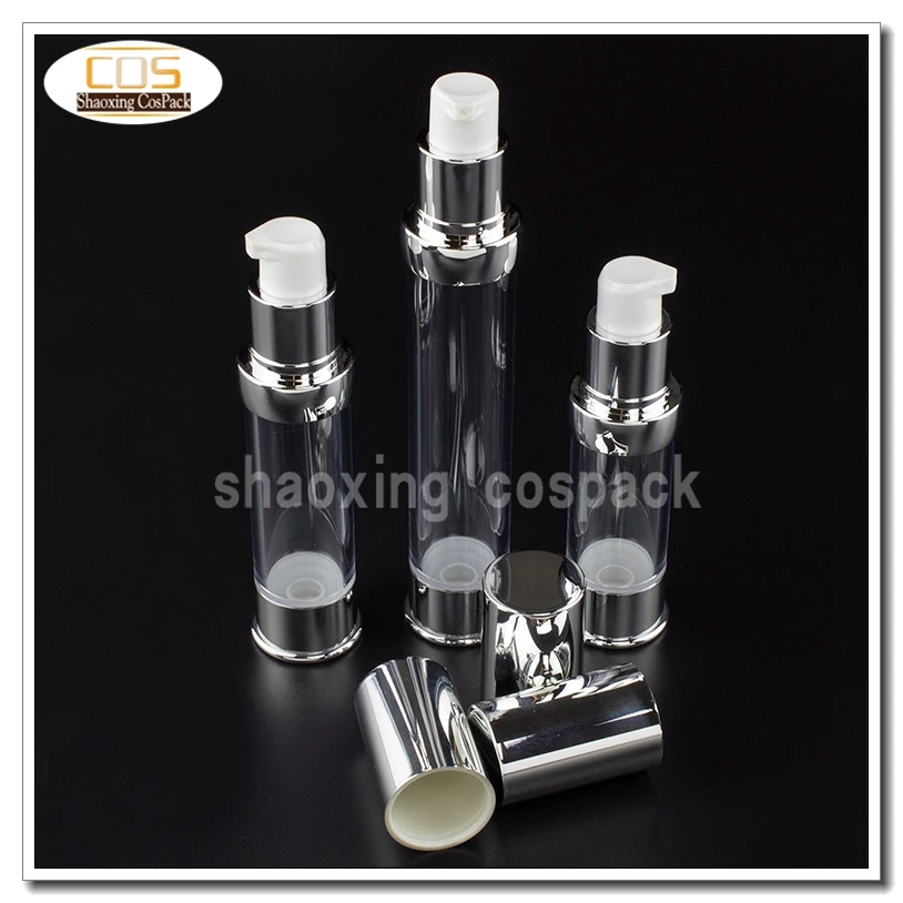 ZA218-20ml empty eye essence airless pump bottle packaging, 20ml airless bottles wholesale, 20ml airless lotion bottle empty