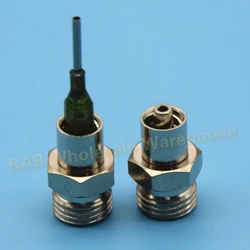 Luer locking head adapter screw end G1/8,G1/4, M5*1,M6*1,M8*1,M10*1, M12*1 optional for automatic dispensing valve