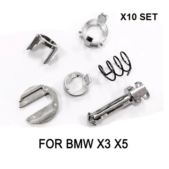 

x10 Set Door Lock Barrel Cylinder Repair Kit Fits BMW X5 E53 & 2003-2010 E83 X3 2.5L 3.0L 4.4L 4.6L 4.8L 1999-2006