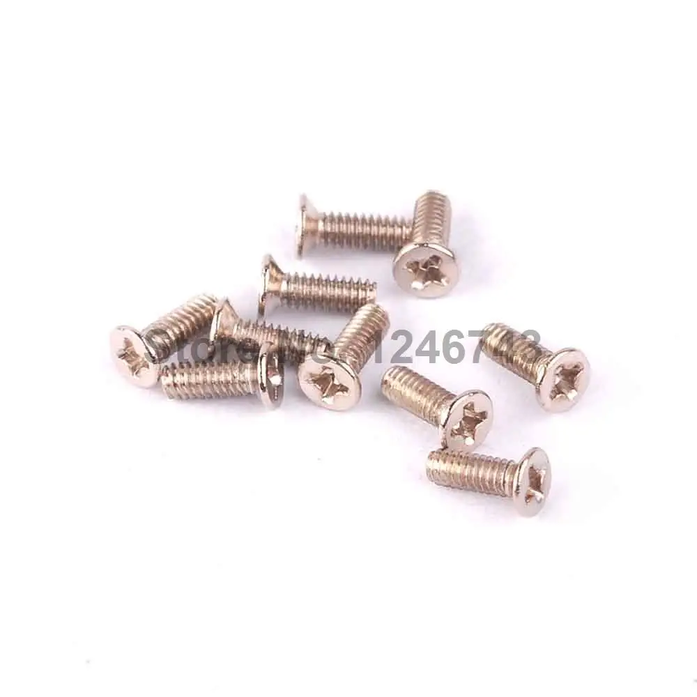 100PCS M2*6 Cross Stainless Steel Flat Head Screw Flat Head Bolts