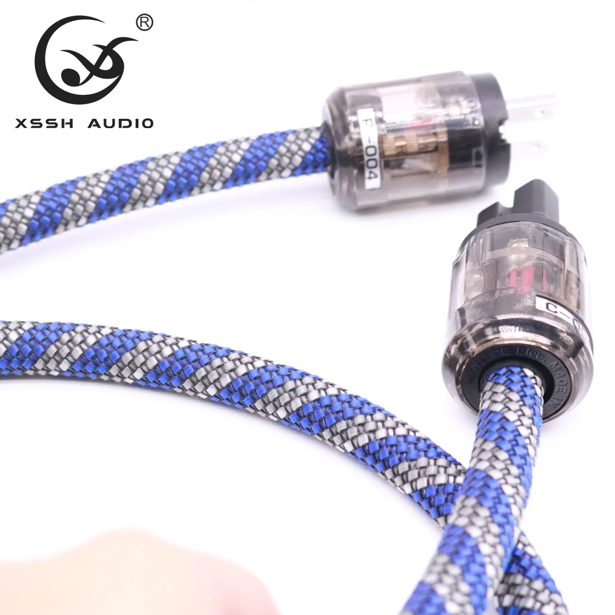 Power Line Hi-End Hifi DIY OEM Electrical OFC Pure Copper Standard 400 Signature Edition AC US IEC Plug Power Cable Cord Wire