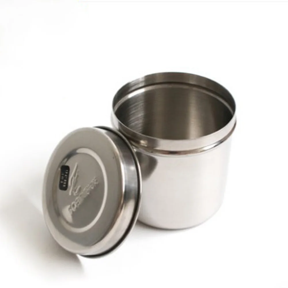 1 Pcs  Stainless Steel 304 Cotton Disinfection Container Tank Alcohol Iodine Gauze Canister  Cylinder Box Tool