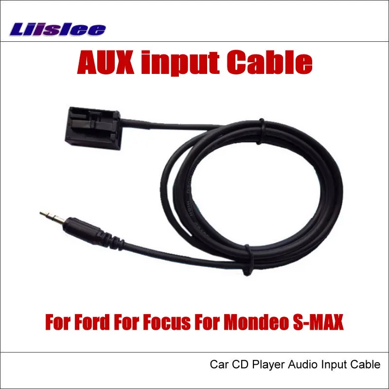 

For Ford Focus/Mondeo/S-MAX Original Plug AUX Adapter 3.5mm Connector Car Audio Media Cable/Data Music Wire