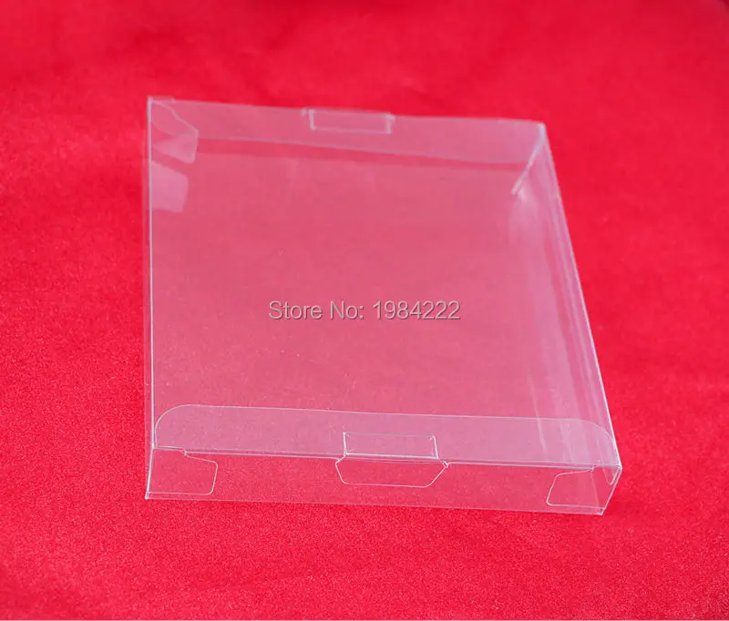 1 unidad de funda protectora de tarjeta de juego PET de plástico transparente para reemplazo de cajas de juego de cartuchos NES