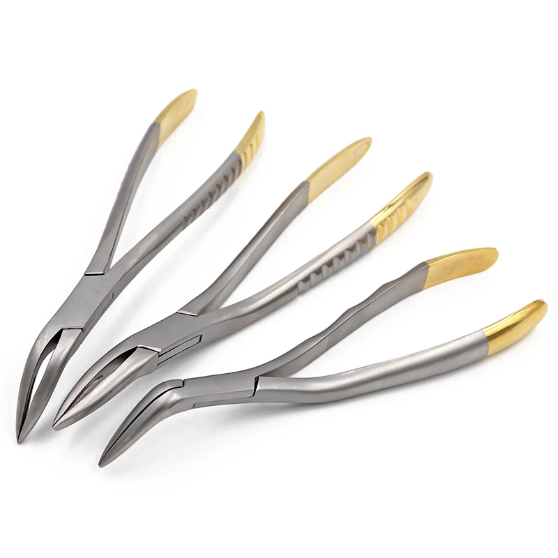 1pc Dental Root Residual Fragment Forcep Minimally Invasive Extraction Broken Root Pliers Upper Jaw Lower Mandible Universal