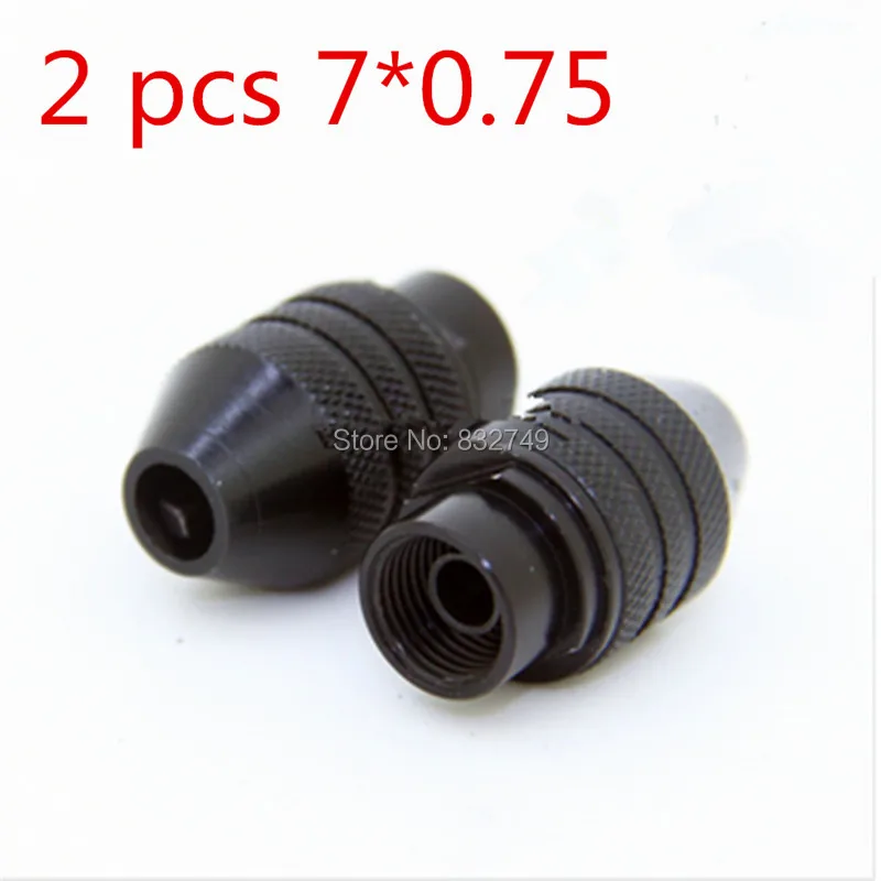 

2 pcs Universal Multi Drill Chuck Keyless for Dremel Rotary Tools Model M8 and M7 Faster Drill Bit Swaps