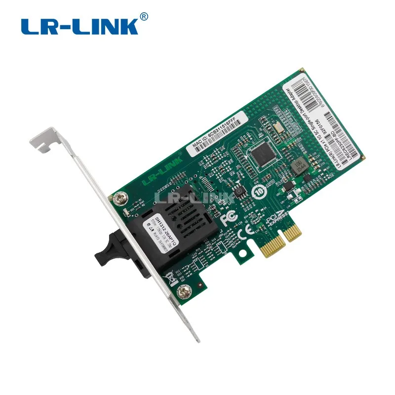 LR-LINK 6230PF-BD gigabit ethernet BIDI network adapter pci express lan card desktop for pc computer 1000Mb Intel I210 Nic