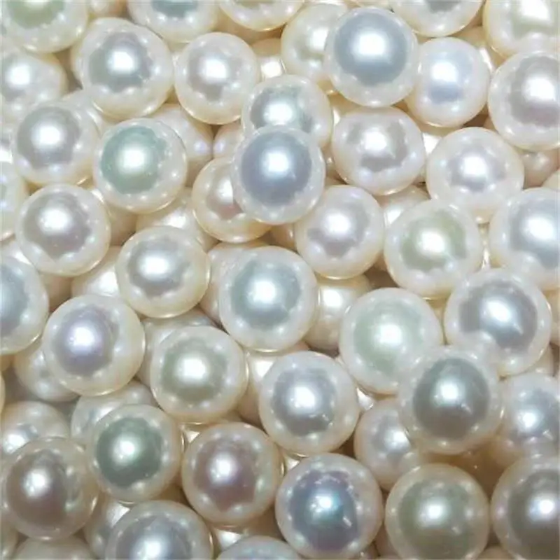 MADALENA SARARA Genuine Pearl 3-7mm AAA Freshwater Pearl Round Natural White Good Quality Brightness Luxury Pearl Bead 10g