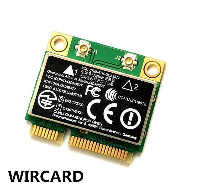 WIRCARD Atheros QCA9377 Dual Band AC WIFI Module WIFI Adapter mini PCI-E 2.4G/5G