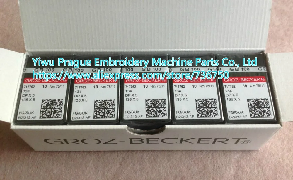 500 Pcs DPX5 Sewing Needles Wholesale Genuine Groz-Beckert DP X 5 135 X 5 134 Offered by Yiwu Prague Company Store 736750