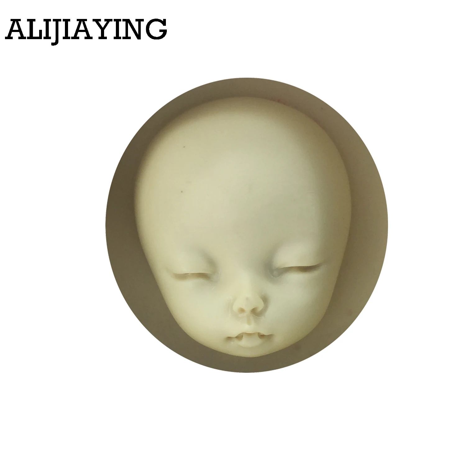 M0957 Baby Face Silicone Mold Chocolate Polymer Clay Craft Molds Handmade Craft Dolls Face Mold Sugar craft Mould Baking Tools