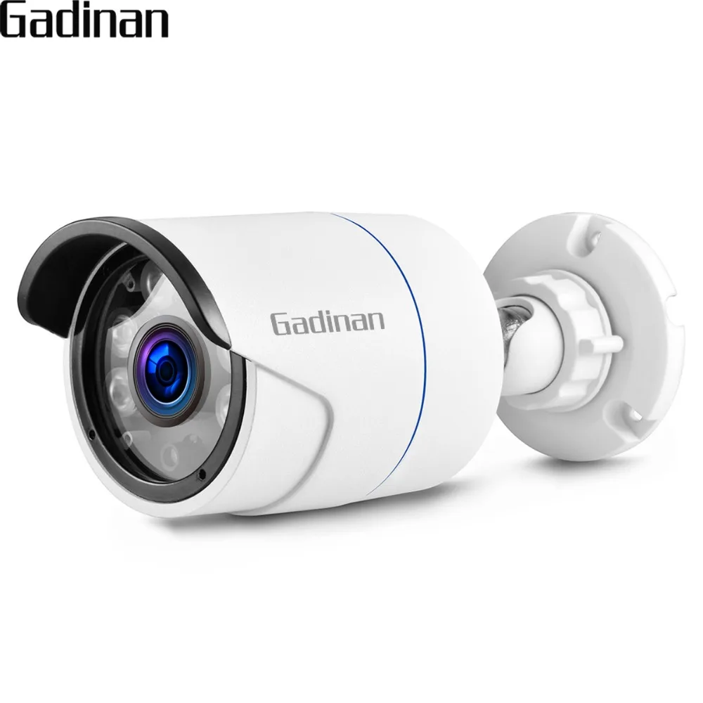 

Gadinan IP Camera 8MP 5MP 4MP H.265+ PoE Security Waterproof Bullet Camera CCTV Night Vision CCTV Home Camera Metal XMEye