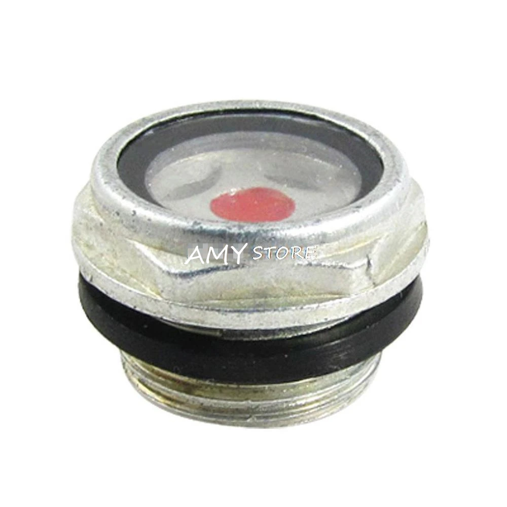 

1PCS Air Compressor O Ring Metal 1/2"PT 21mm 3/4" 26mm 1" Thread Oil Level Sight Glass M16/18/20/24/27/30/33/36/42*1.5mm