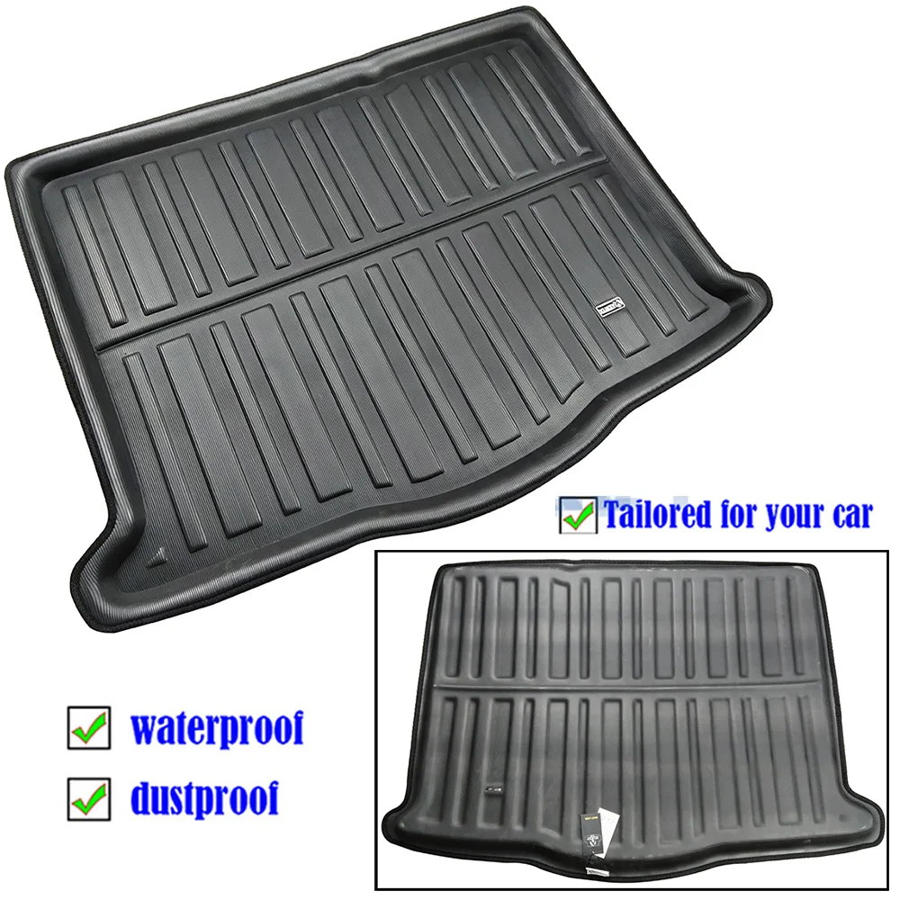 Accessories For Ford Focus MK4 Hatch Hatchback 2019 2018 Boot Tray Cargo Liner Rear Trunk Floor Mat Carpet Luggage Cargo Tray