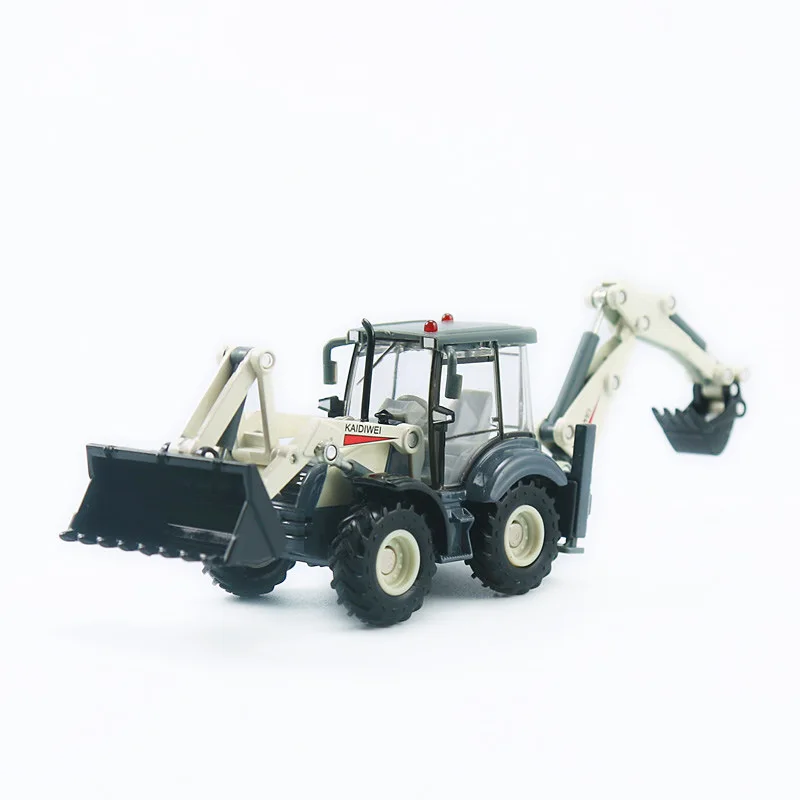 Exquisite 1:50 two-way forklift & excavator alloy model,simulation metal engineering model,children\'s fun toy gift,free shipping