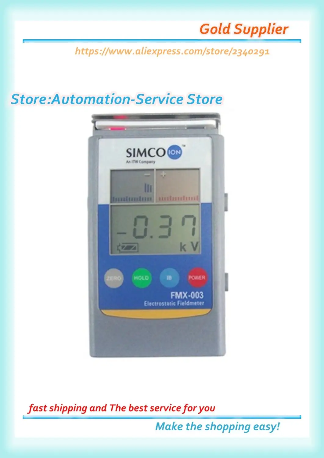 FMX-003 Simco Measuring Meter FMX003 FMX 003 Digital ESD Tester Eletrostatic Fieldmeter ESD Tester 9V