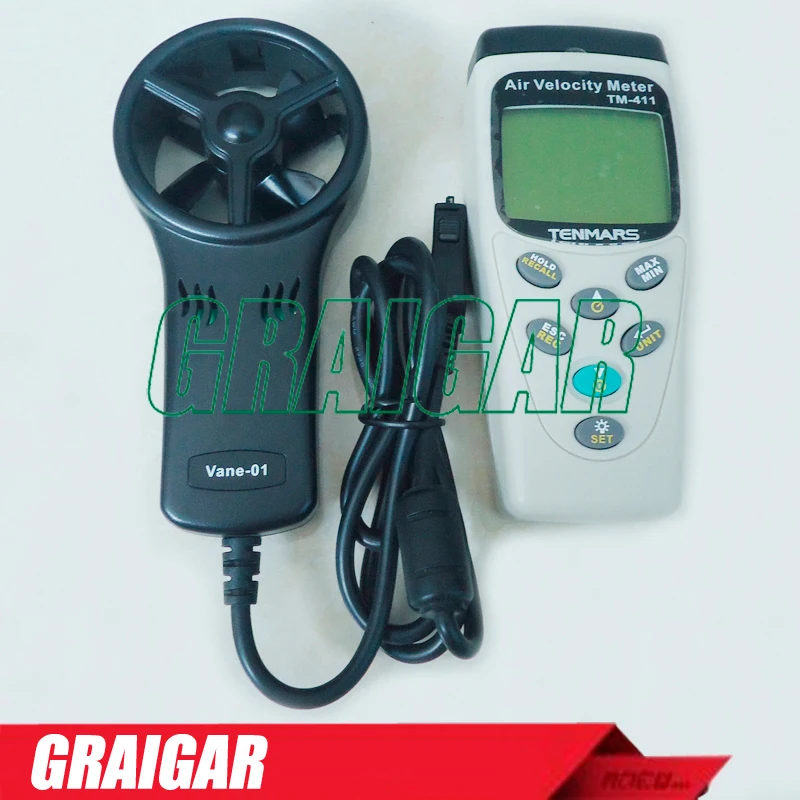 TM-411 High sensitive reaction Memory call display Anemometer wind meter tester gauge