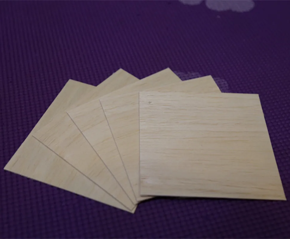 AAA+ Balsa Wood Sheet ply 20 Sheets 100x90x1/2mm Model Balsa Wood Can be Used for Military Models etc Smooth DIY