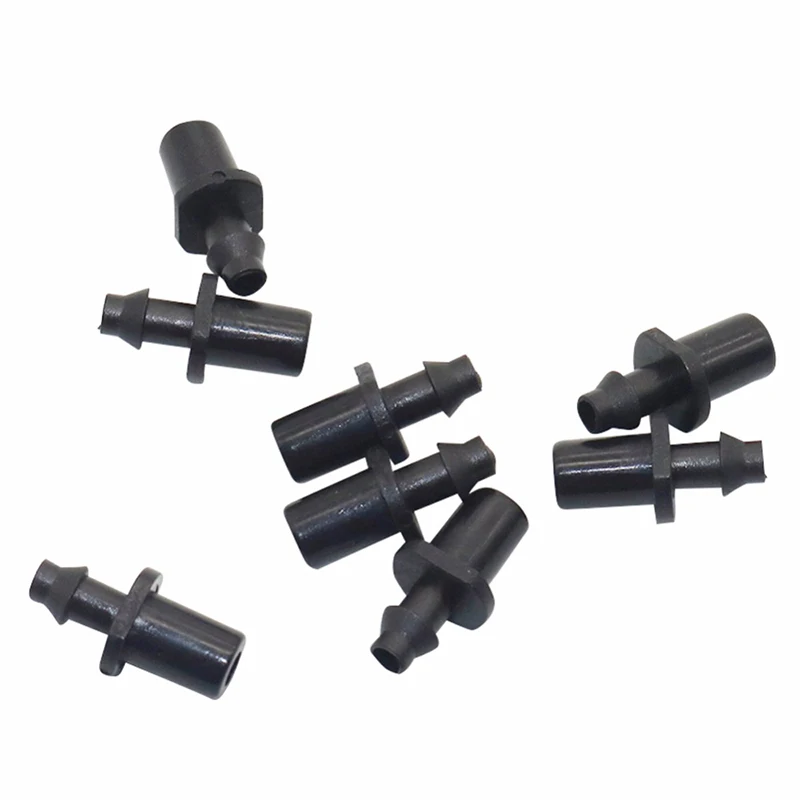 6 mm/7.5 mm Single Barb Straight Connector Water Quick Coupling Pipe Connector Plastic for Garden Irrigation 1/4\