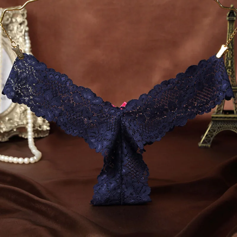 New Sexy Underwear women g strings thongs sexy lace underwear lace briefs g-string transparent panties thong for women wholesale