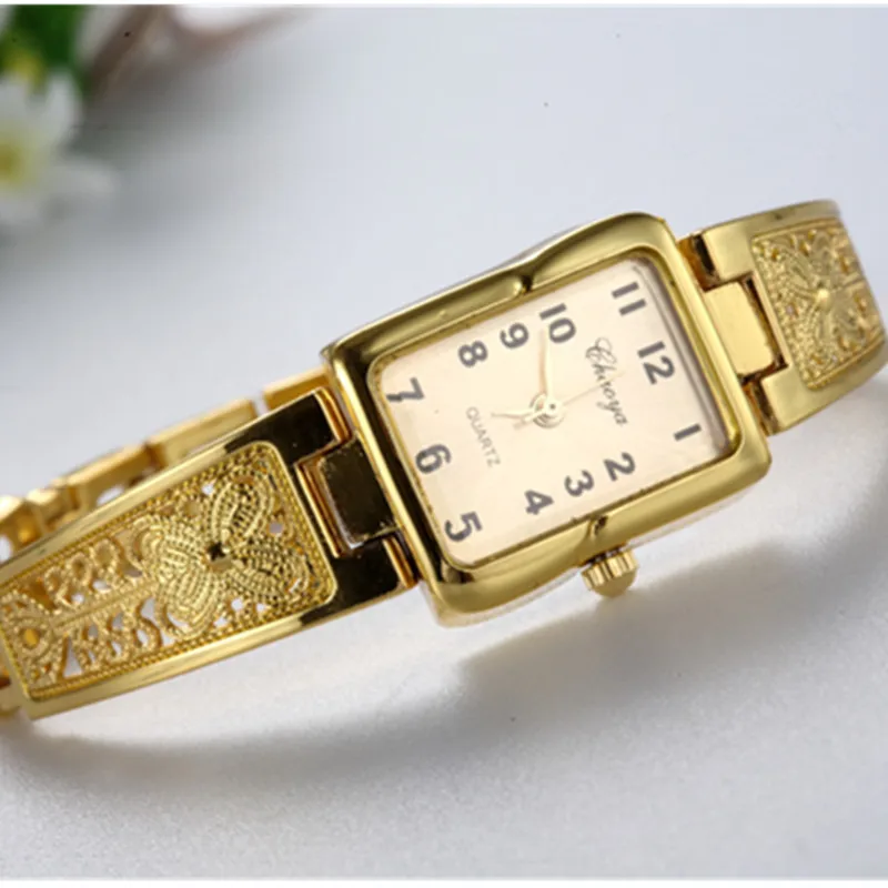 Reloj de plata de lujo relojes de pulsera de mujer relojes de mujer reloj de mujer