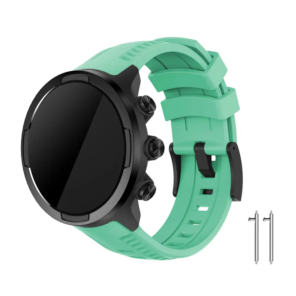 Pulseira de Substituição Pulseira em Silicone, Pulseira Desportiva, Pulseira Suunto 9 Brao, Spartan, HR Baro, 24mm