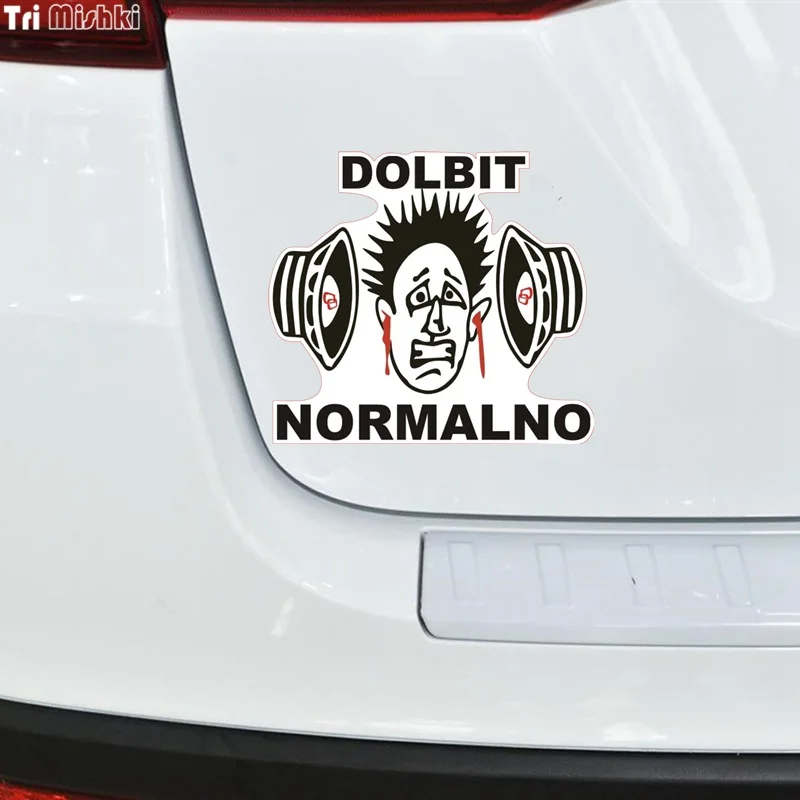 Tri Mishki WCS242 16*14cm dolbit normalno 2 speaker loud sound car sticker auto automobile decals car stickers