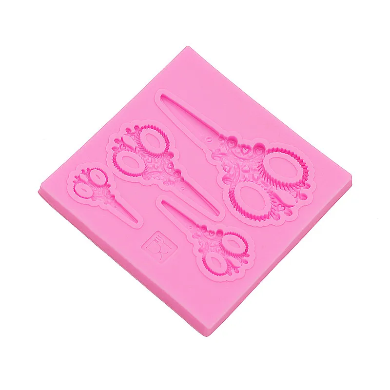 Gadgets Fondant Mold Scissors Clay Resin Polymer Clay Wax Flexible Moulds  Fondant Gum Paste Chocolate Craft Mold For Resin