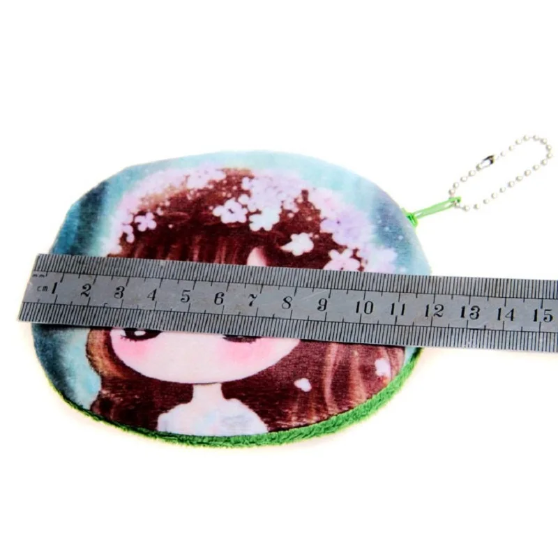 Plush Children Kawaii Short Wallet Women's Cute Cartoon Coin Purse Small Wallet Pouch Money Bag Cateira Bolso Bolsa for Girls