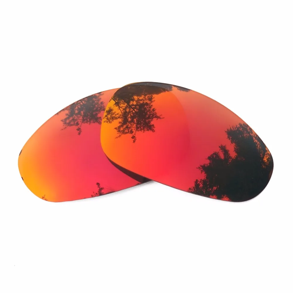 Orange Red Mirrored Polarized Replacement Lenses for Straight Jacket 1999 Sunglasses Frame 100% UVA & UVB