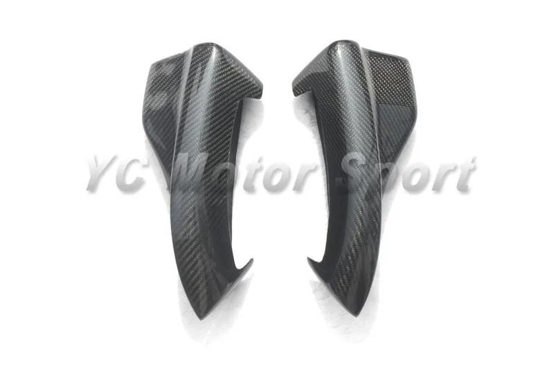 Car Accessories Carbon Fiber CS Bottom Line Style Rear Bumper Spat Fit For 2008-2010 GRB STI Bumper Spats Caps Corner Extension