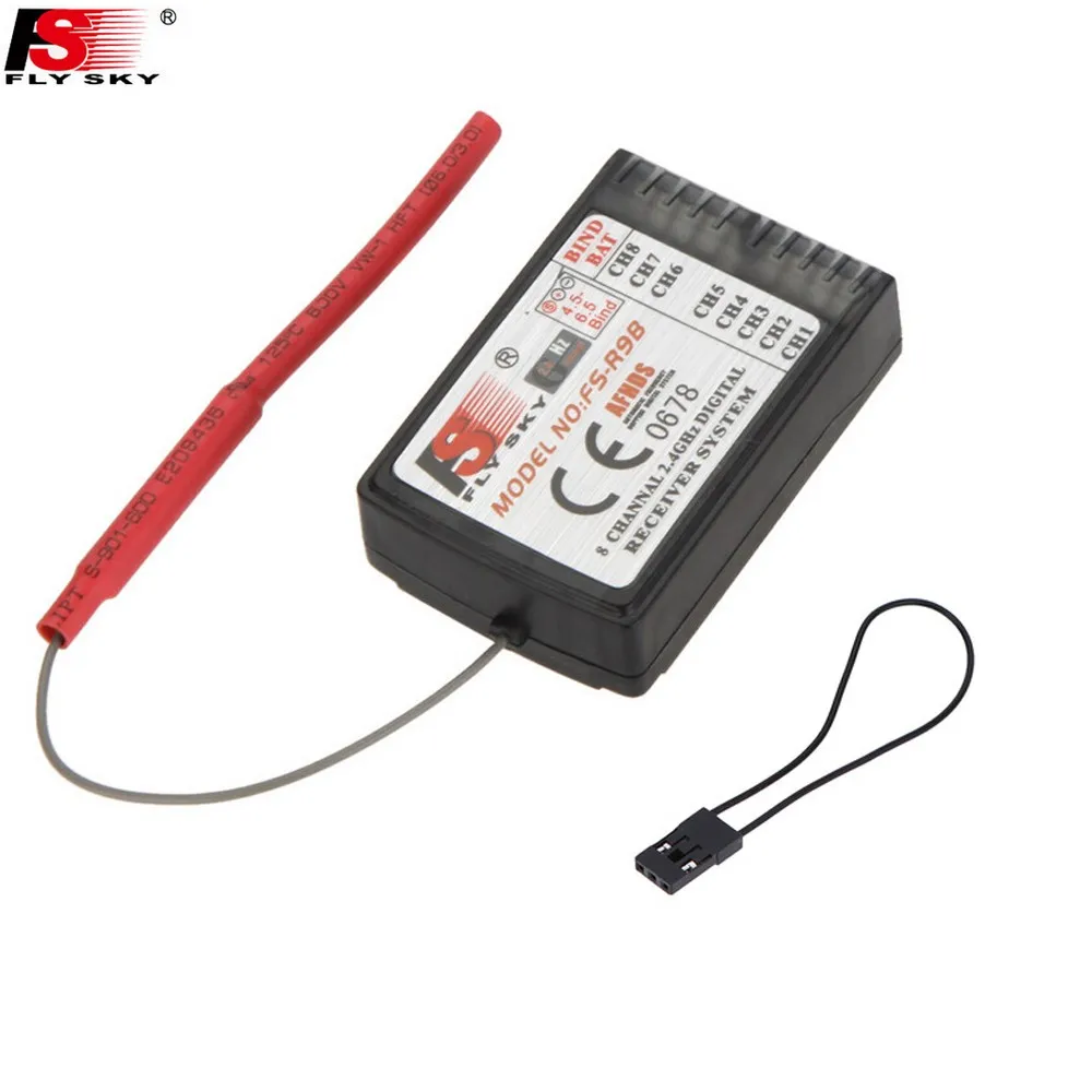 

1pcs Original FS-R8B FS-R9B FlySky 2.4Ghz 8CH Receiver For RC FS-TH9X FS-TH9B 9ch Transmitter Airplanes