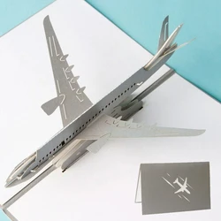 3D Pop Up Invitation Card Airplane Greeting Cards Christmas Birthday Valentine Invitation Thank You Cards Thanksgiving Gift Card