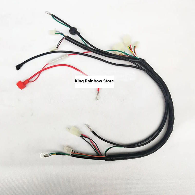 Motorcycle Full Wire Harness AC CDI Relay For CG125 150cc 175cc 200cc 250cc High Assembly Line Speed