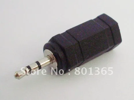 

Free shipping 100Qty Stereo 2.5 male to Stereo 3.5mm jack Audio Converter adapter