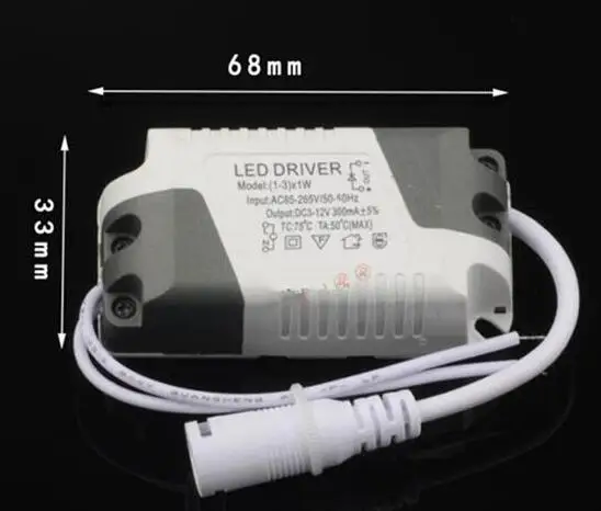 3 years warranty 1W 7W 12W 18W 25W 36W Power Supply LED Driver Adapter Transformer Switch For LED Lights With Female Connector