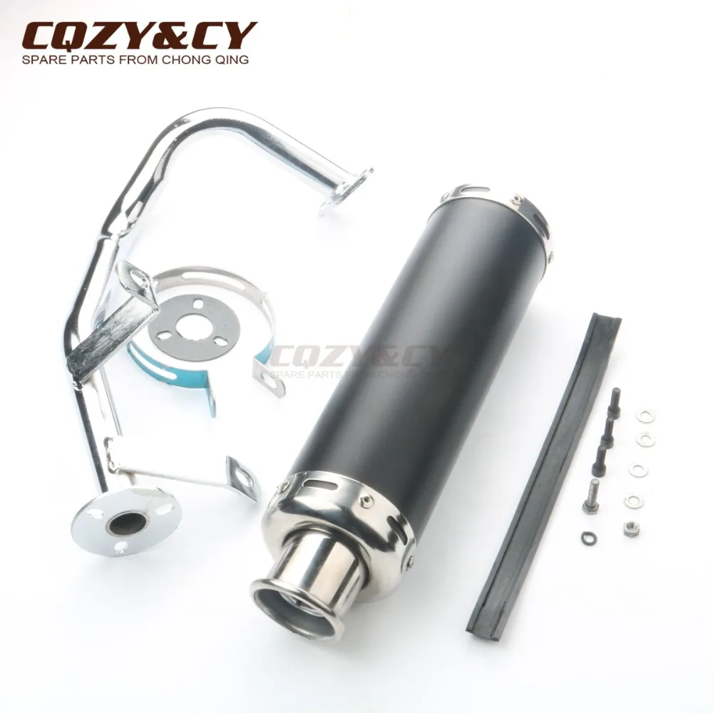 Scooter high performance exhaust pipe for Massimo SL50QT 50 China GY6 139QMA 139QMB 50cc 4 strokes